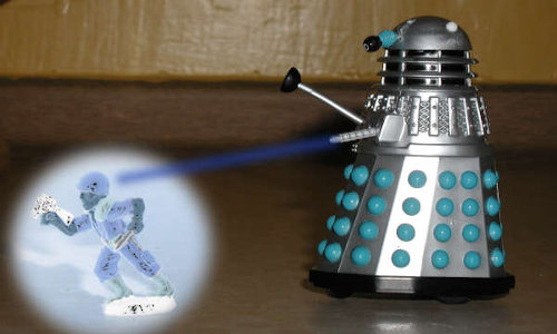 Mr. Dalek Goes for a Glide